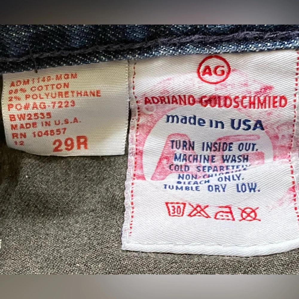 AG Adriano Goldschmied The Athena Cotton Blend Capri Jeans‎